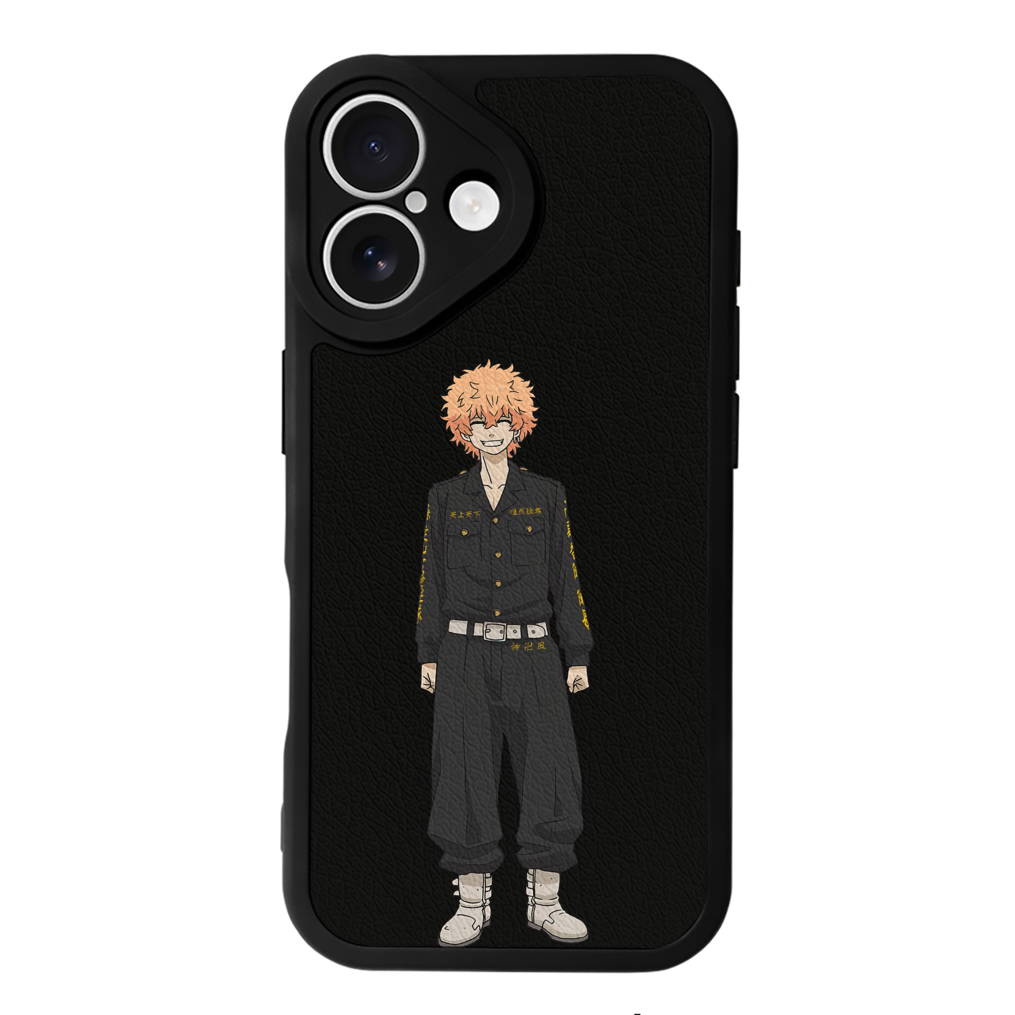 （画像用） 東京リベンジャーズ Tokyo Revengers 【iPhone 16シリーズ対応】シリコンスマホケース（レザー調） 材質：シリコン